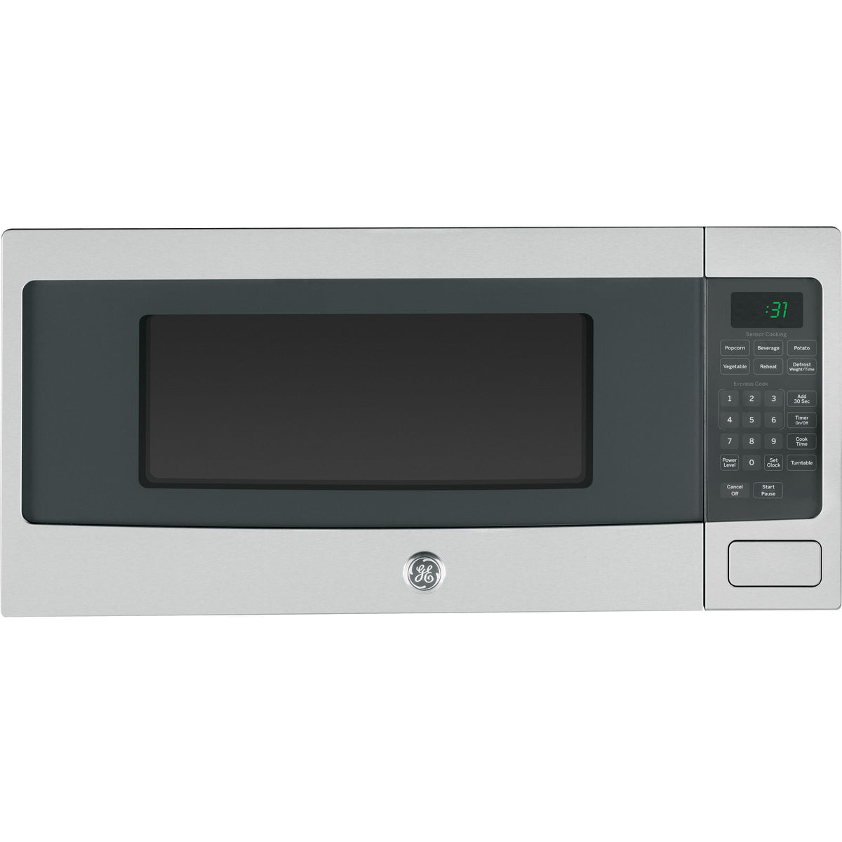  GE Profile 24-inch, 1.1 cu. ft. Countertop Microwave Oven PEM10SFC IMAGE 1