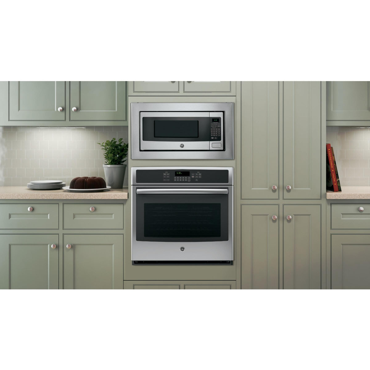  GE Profile 24-inch, 1.1 cu. ft. Countertop Microwave Oven PEM10SFC IMAGE 7