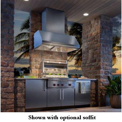  Best WPD39M Series 36in Outdoor Wall Mount Ventilation Hood Liner WPD39M36SB IMAGE 5