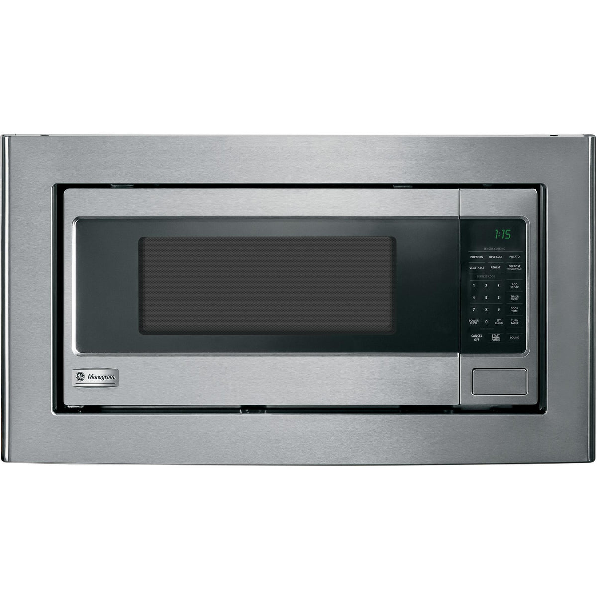  GE 30" Built-In Trim Kit For Microwave Ovens JX830SFC IMAGE 2
