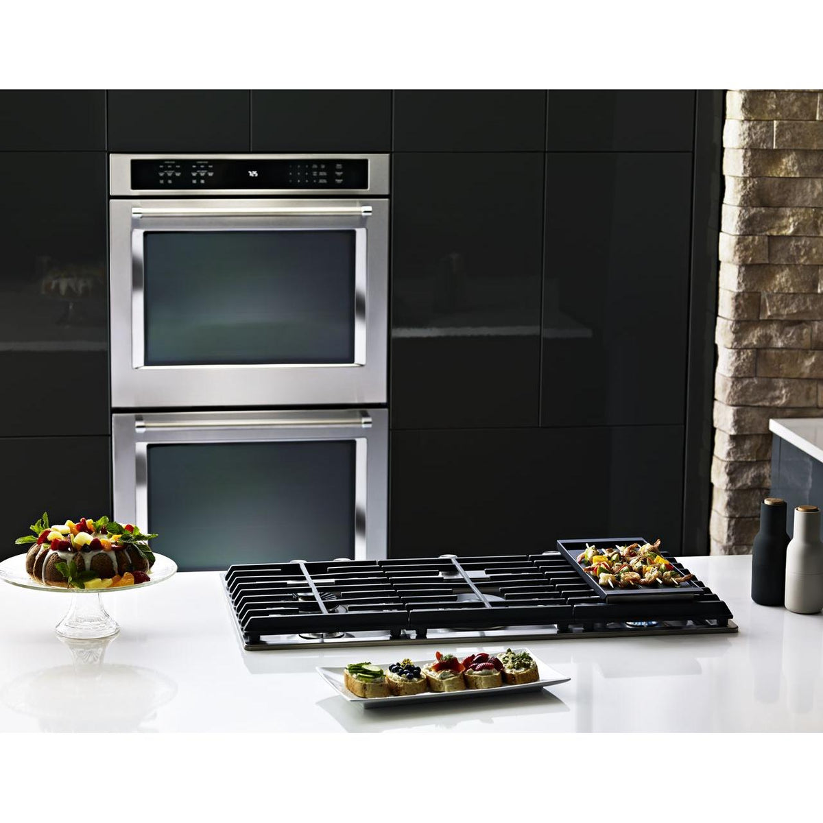  KitchenAid 30-inch Built-in Gas Cooktop with Griddle KCGS950ESS IMAGE 7