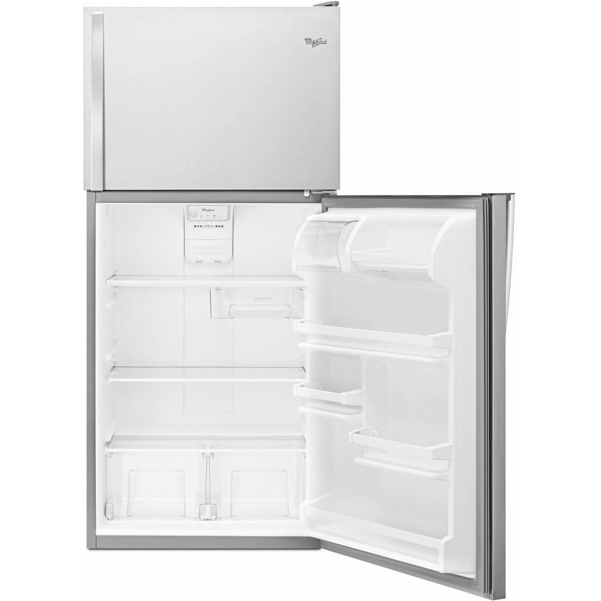  Whirlpool 30-inch, 18.2 cu.ft. Freestanding Top Freezer Refrigerator with Flexi-Slide™ Bin WRT318FZDM IMAGE 4