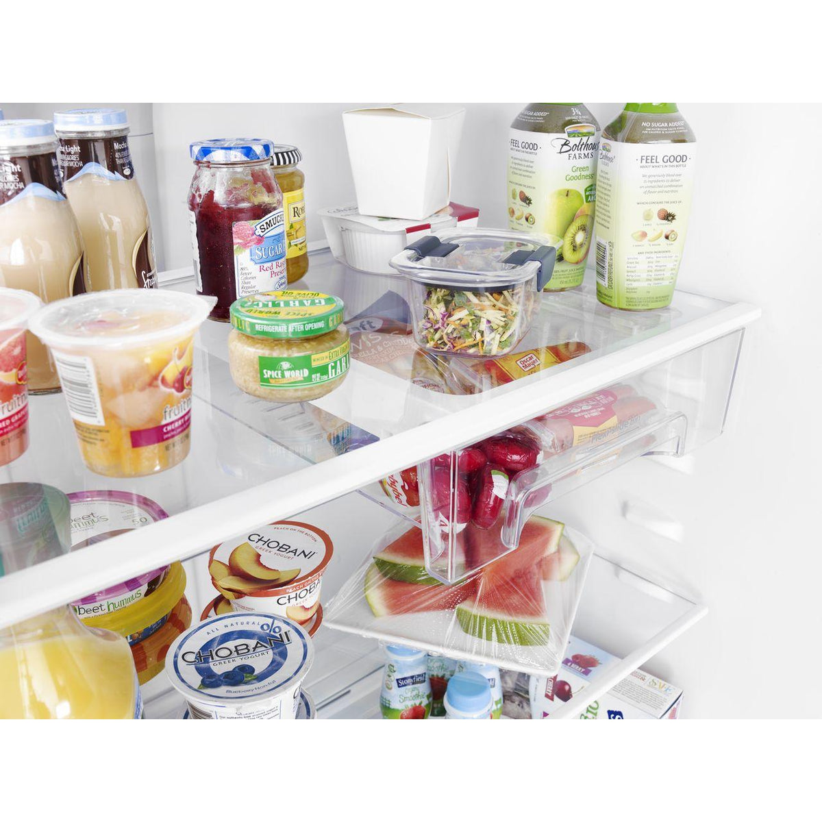 Whirlpool 33-inch, 21.3 cu. ft. Freestanding Top Freezer Refrigerator with Flexi-Slide™ Bin WRT541SZDM IMAGE 8