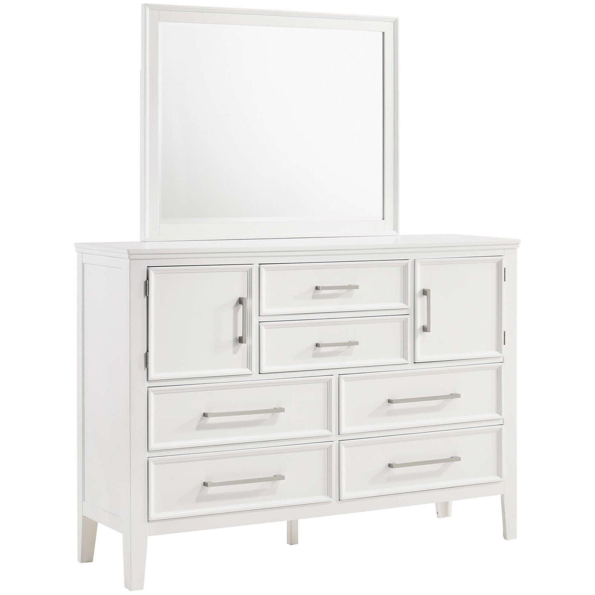 New Classic Furniture Andover B677W 6 pc Queen Panel Bedroom Set IMAGE 3