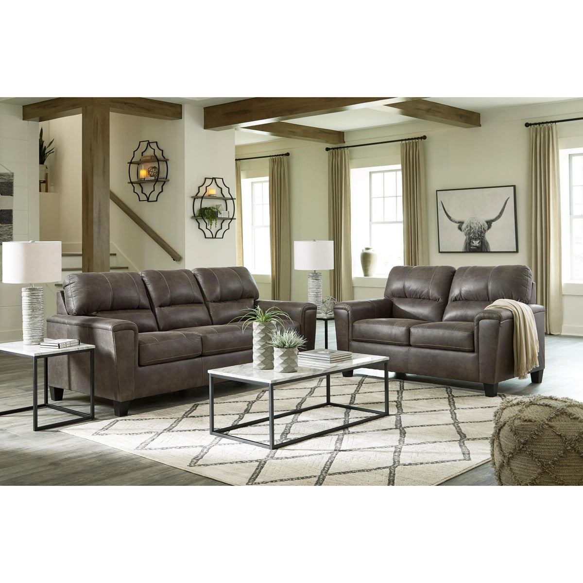  Signature Design by Ashley Navi 94002U1 2 pc Living Room Set IMAGE 1