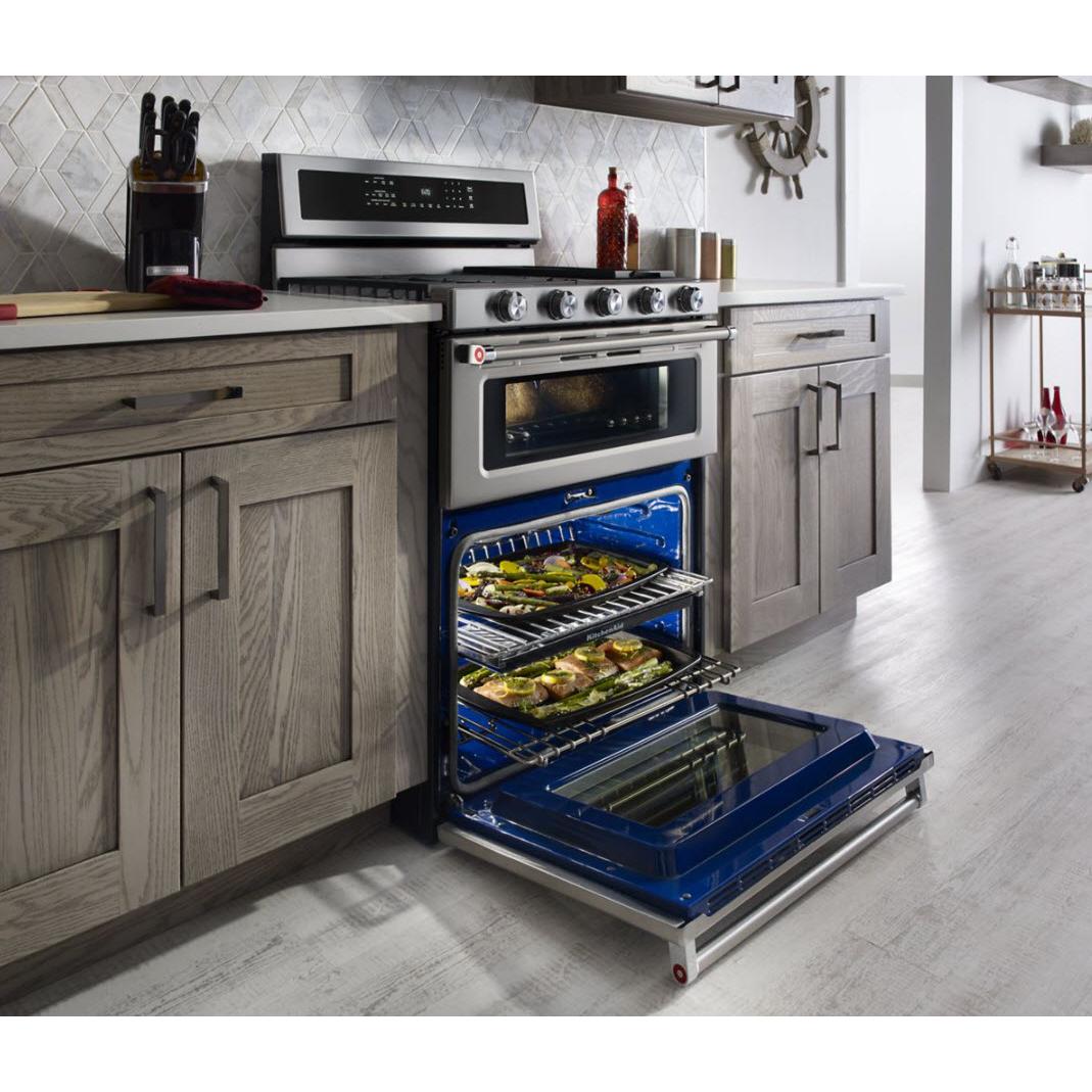  KitchenAid 30-inch Freestanding Dual-Fuel Range KFDD500ESS IMAGE 7