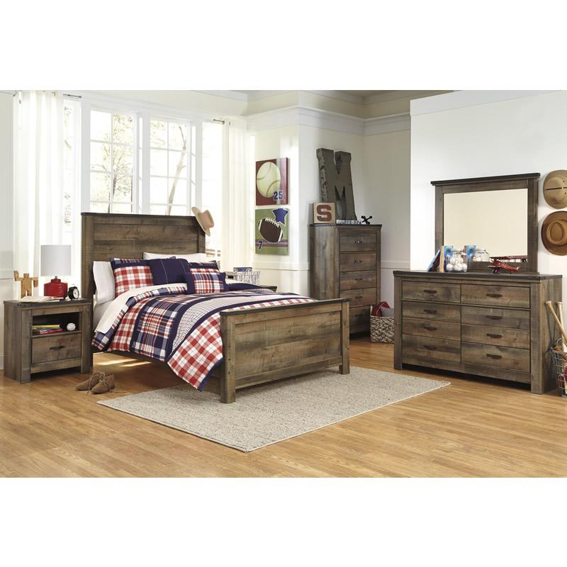  Signature Design by Ashley Trinell B446-87 Full Panel Headboard IMAGE 3