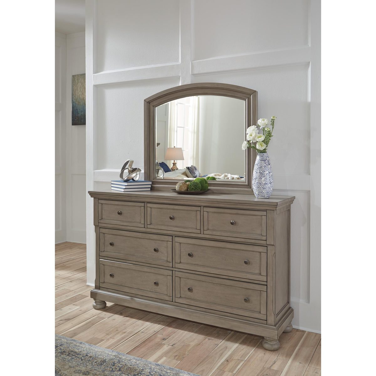  Signature Design by Ashley Lettner B733 7 pc King Sleigh Storage Bedroom Set IMAGE 3