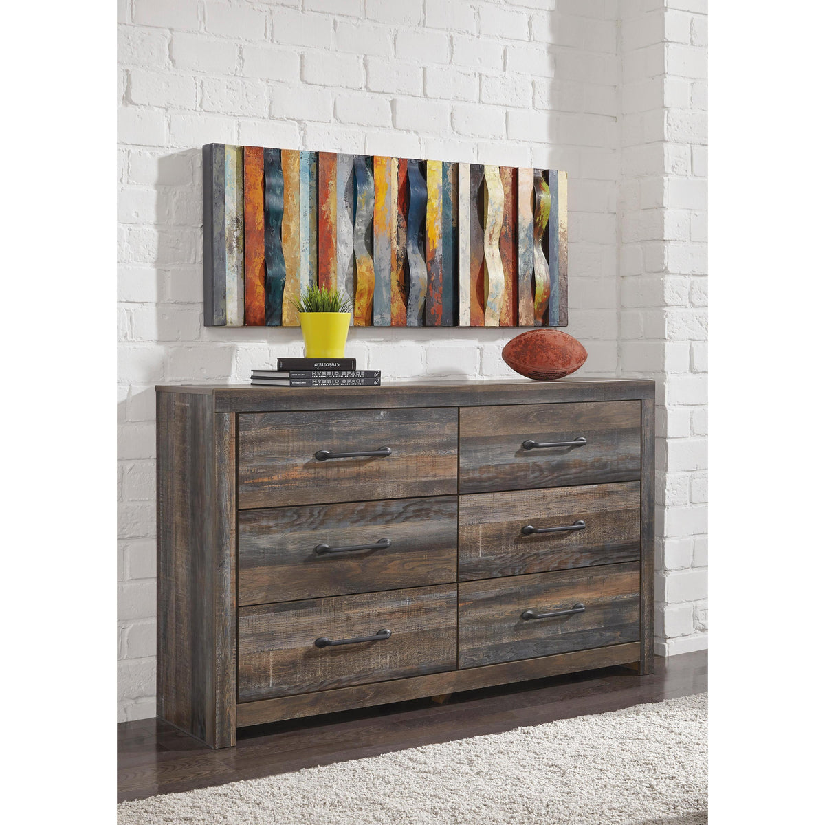  Signature Design by Ashley Drystan B211 6 pc King Panel Bedroom Set IMAGE 2