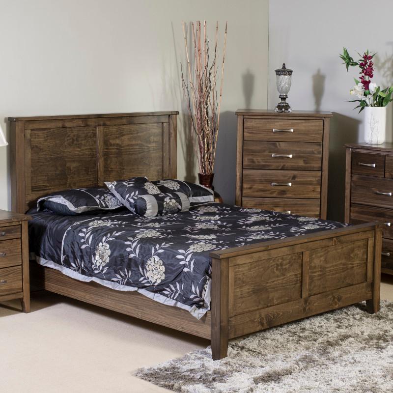  Mako Wood Furniture Scarlet King Panel Bed 4100-K-HB/FB/R/SLT IMAGE 1
