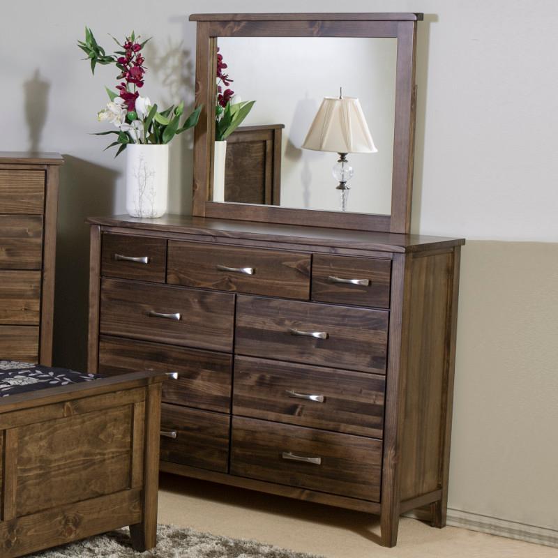  Mako Solid Wood Furniture Scarlet 4100 Dresser Mirror IMAGE 2