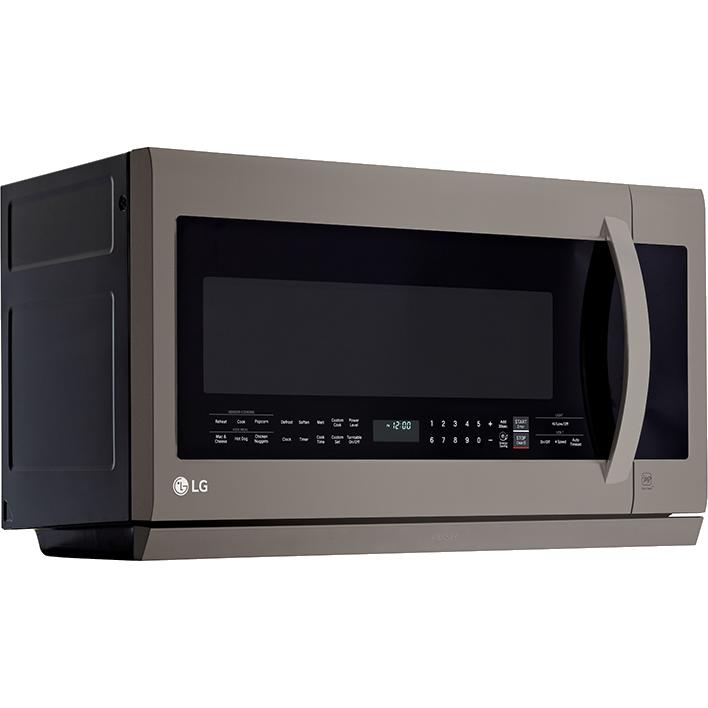  LG 30-inch, 2.2 cu. ft. Over-the-Range Microwave Oven with 2nd Generation Slide-Out ExtendaVent™ LMV2257BD IMAGE 3