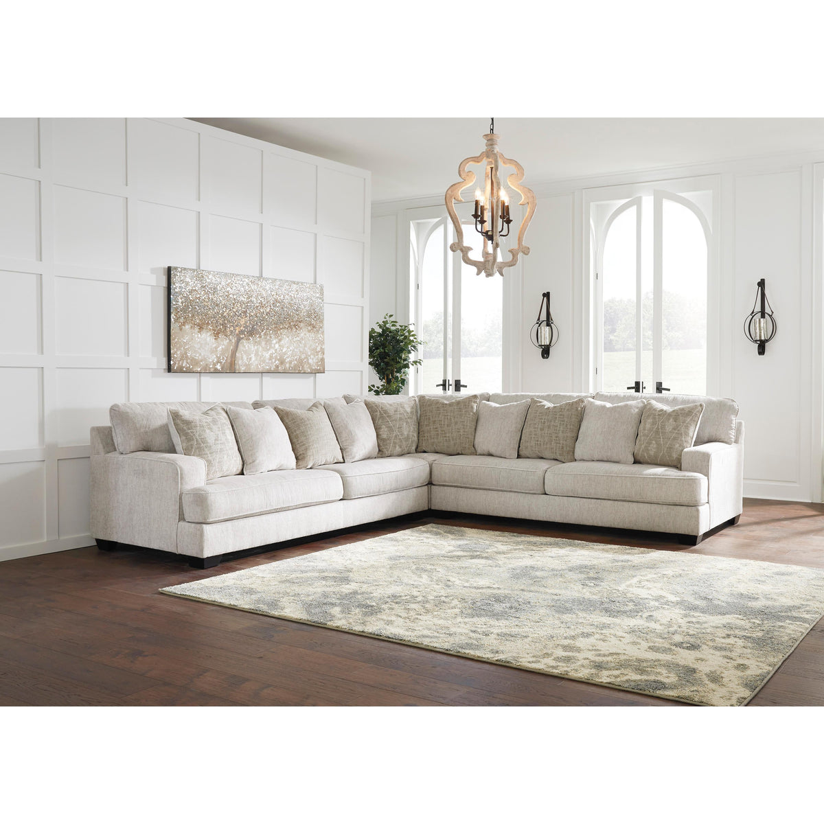  Signature Design by Ashley Rawcliffe 19604U2 4 pc Living Room Set IMAGE 2