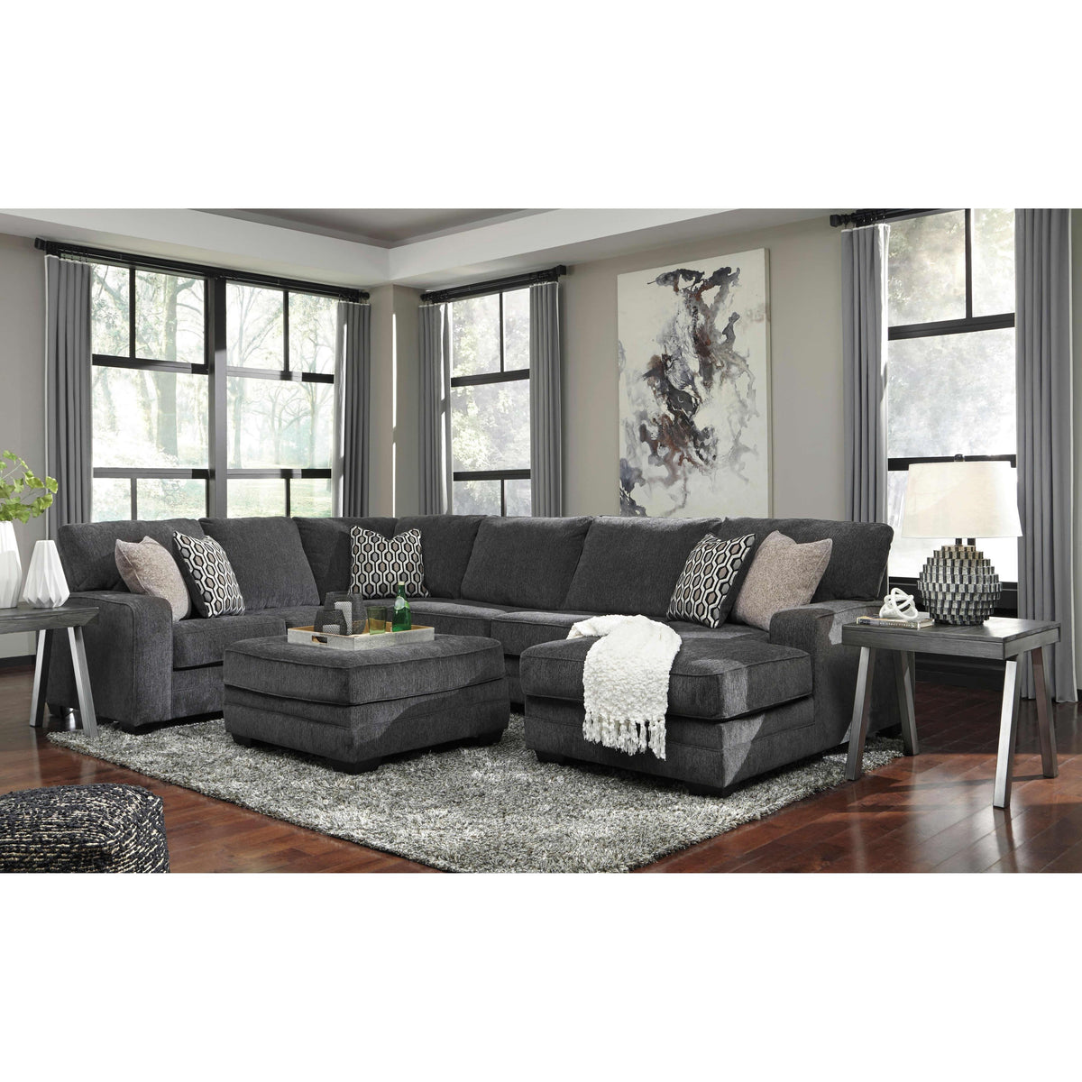 Benchcraft Tracling 72600U1 4 pc Living Room Set IMAGE 1