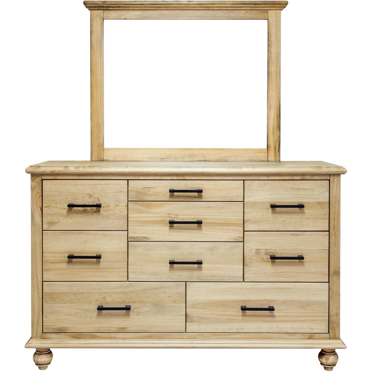  Mako Wood Furniture Victoria 8300 8 pc King Panel Bedroom Set IMAGE 3