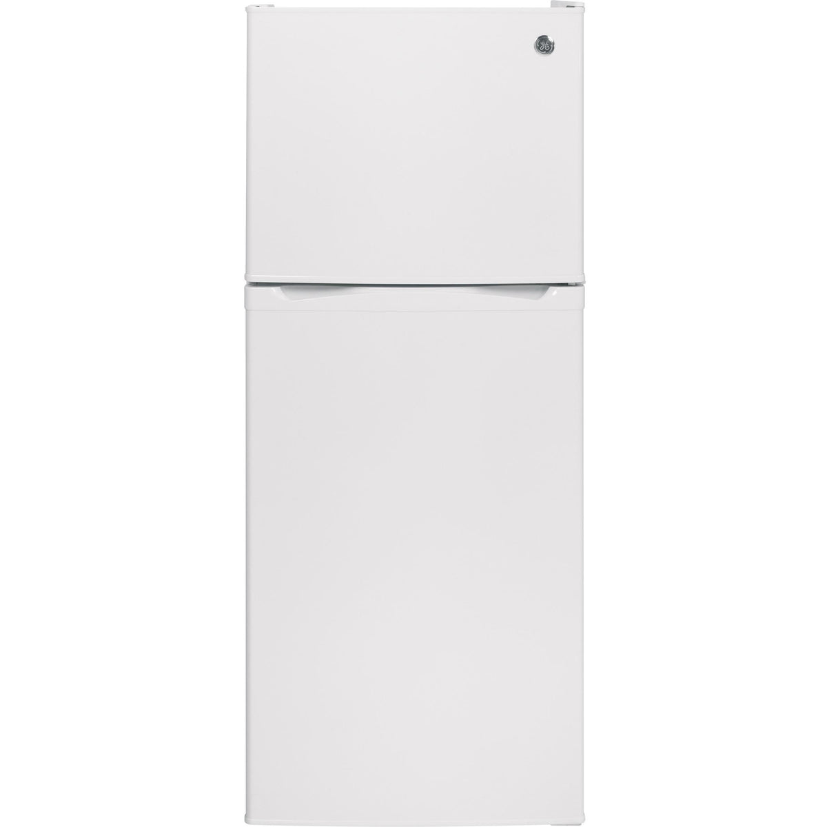  GE 24-inch, 11.6 cu. ft. Top Freezer Refrigerator GPE12FGKWW IMAGE 1