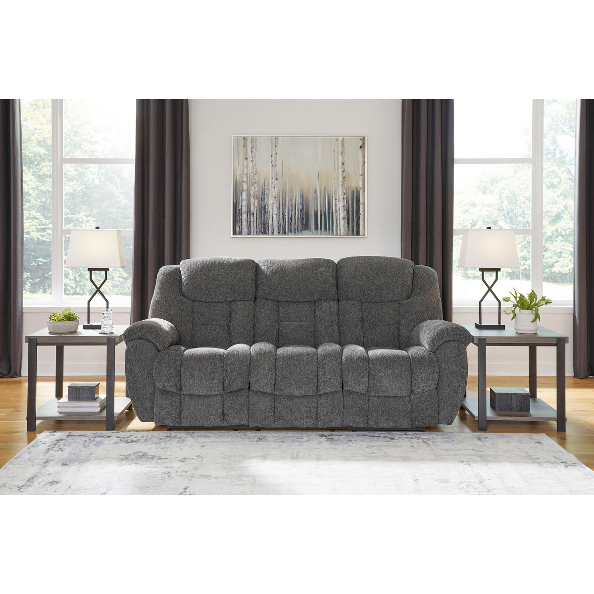  Signature Design by Ashley Foreside 38104U1 2 pc Reclining Living Room Set IMAGE 3