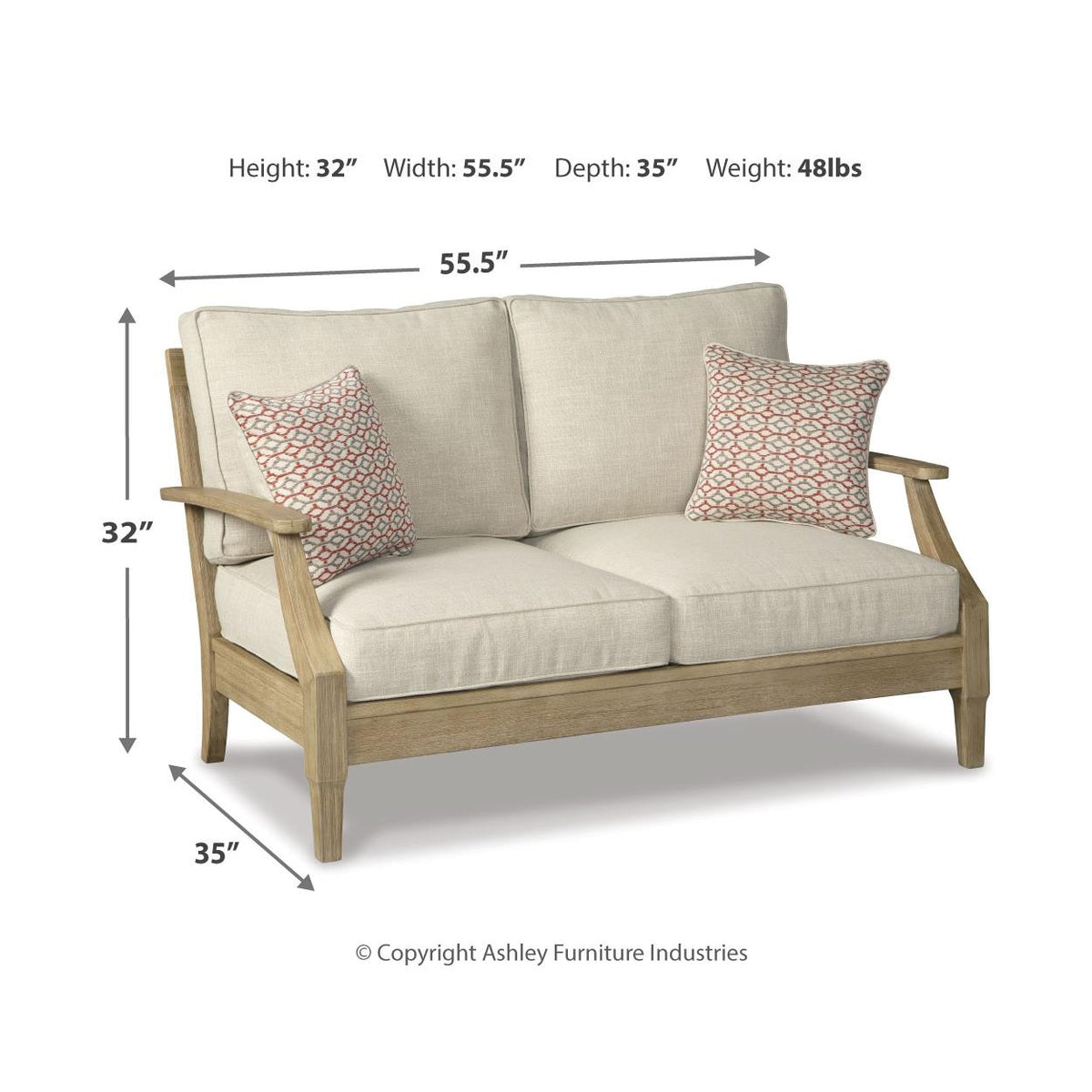 Signature Design by Ashley Clare View P801P9 5 pc Outdoor Seating Set IMAGE 9
