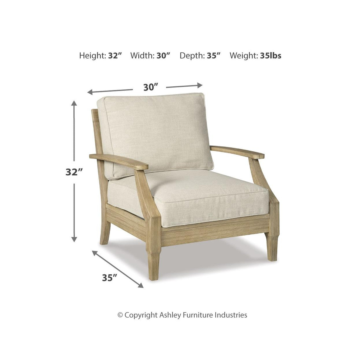 Signature Design by Ashley Clare View P801P8 3 pc Outdoor Seating Set IMAGE 13