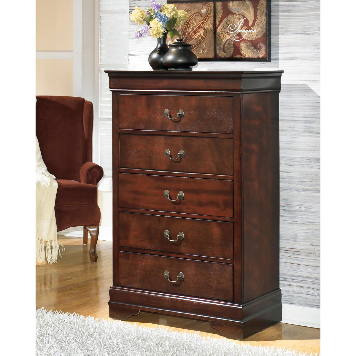  Signature Design by Ashley Alisdair B376B26 6 pc King Sleigh Bedroom Set IMAGE 5