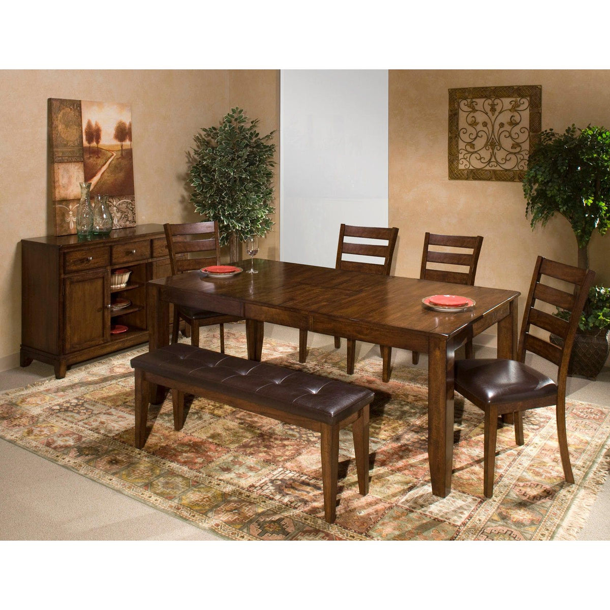  Intercon Furniture Kona Dining Table KA-TA-4278B-RAI-C IMAGE 4