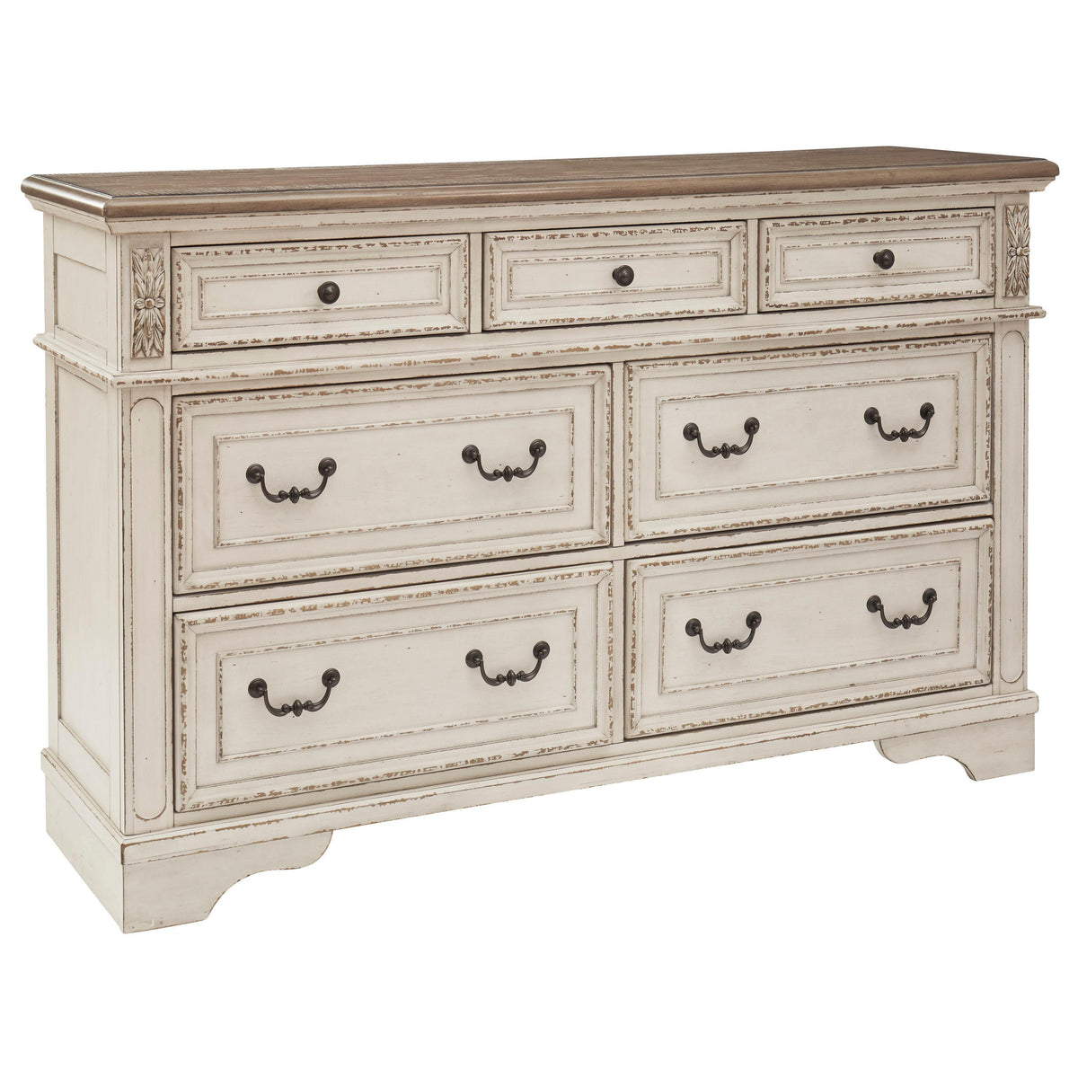  Signature Design by Ashley Realyn B743B68 6 pc King Upholstered Panel Bedroom Set IMAGE 3