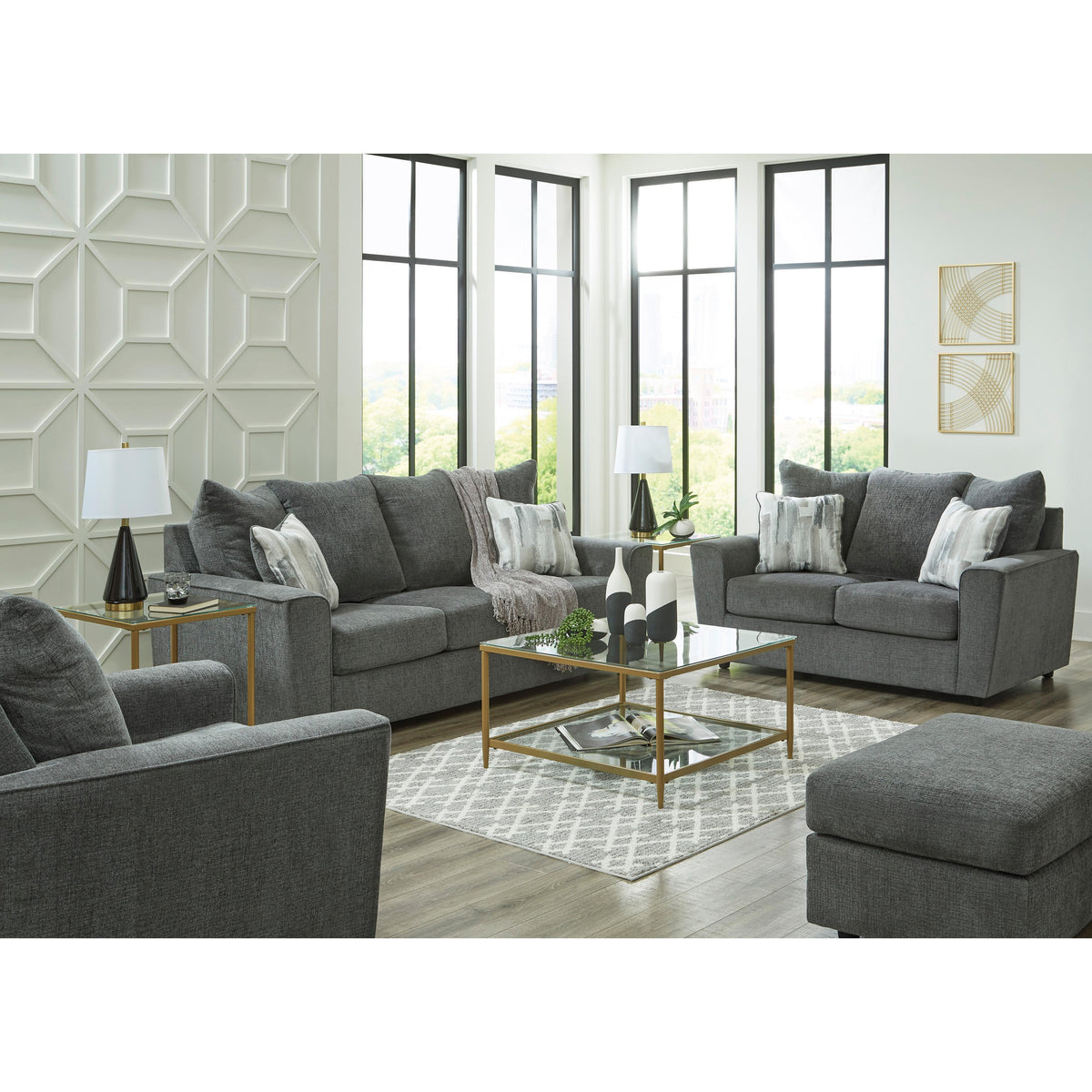  Signature Design by Ashley Stairatt 28502U5 3 pc Living Room Set IMAGE 1