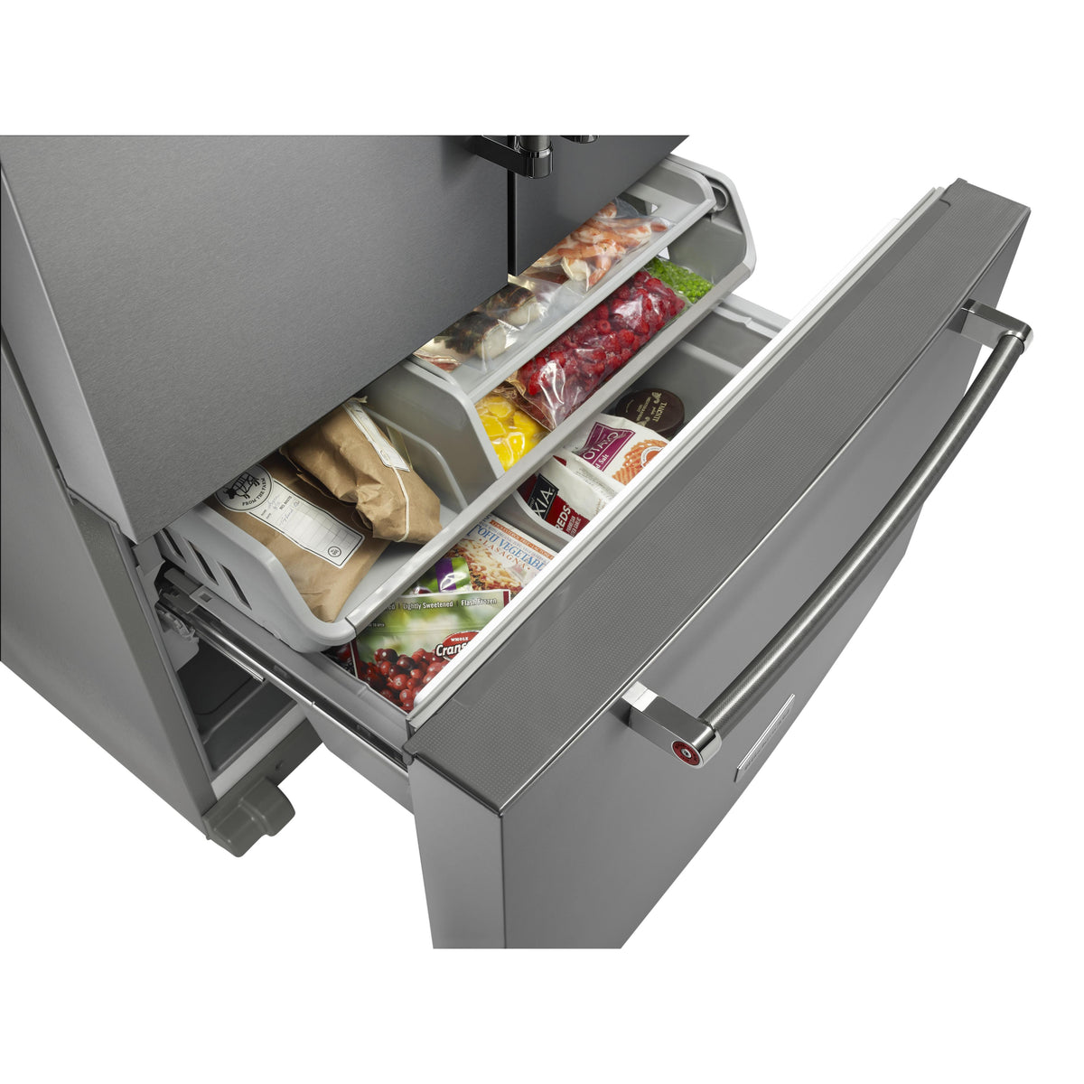  KitchenAid 36-inch, 23.8 cu. ft. Counter-Depth French 3-Door Refrigerator with Ice and Water Dispensing System KRFC704FPS IMAGE 4