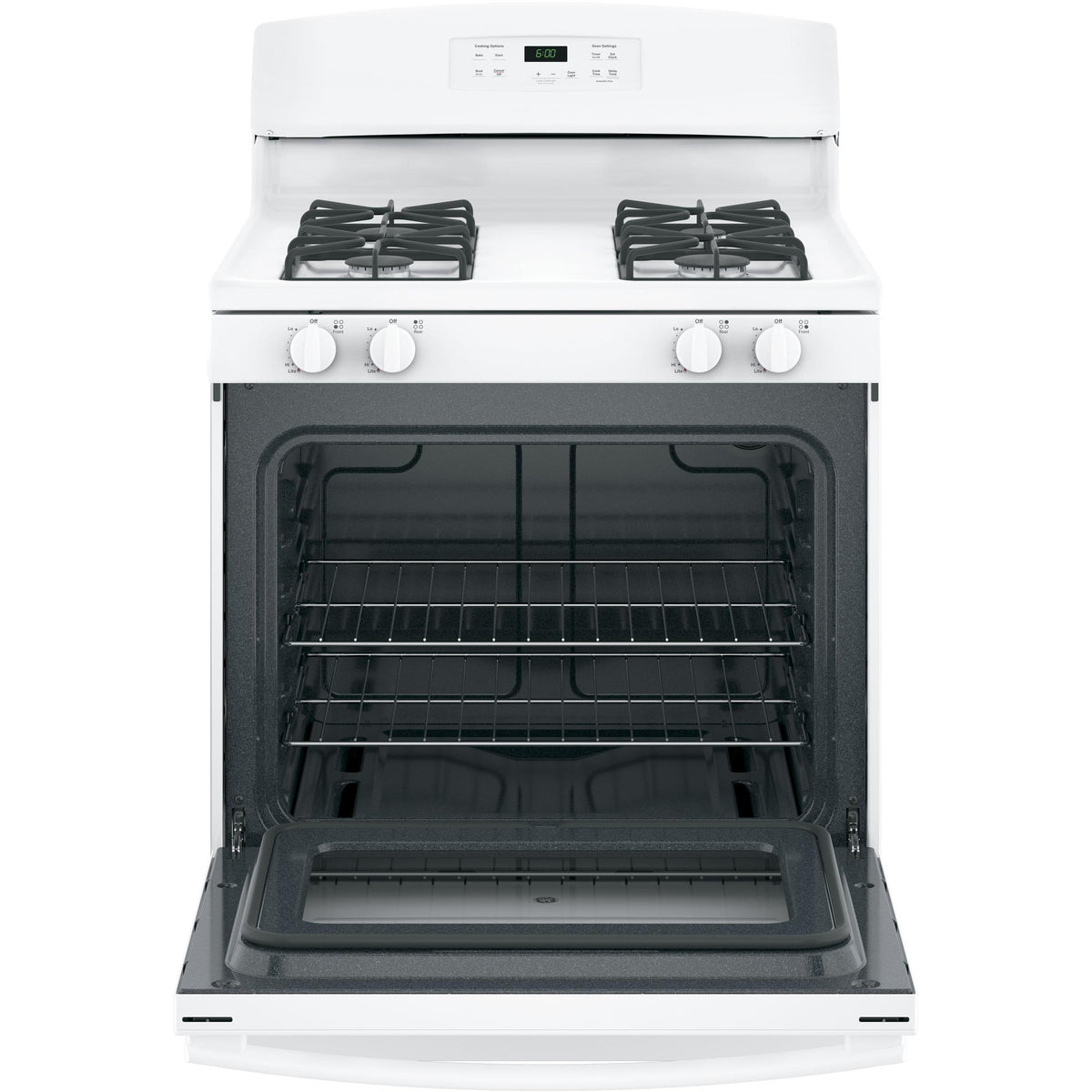  GE 30-inch Freestanding Gas Range JCGBS60DEKWW IMAGE 2