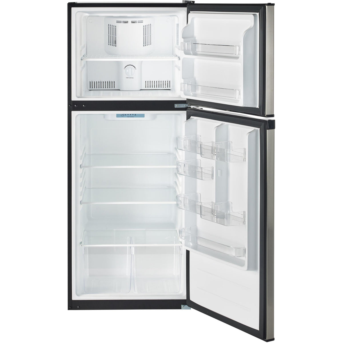  Moffat 24-inch, 11.55 cu. ft. Top Freezer Refrigerator MPE12FSKSB IMAGE 2