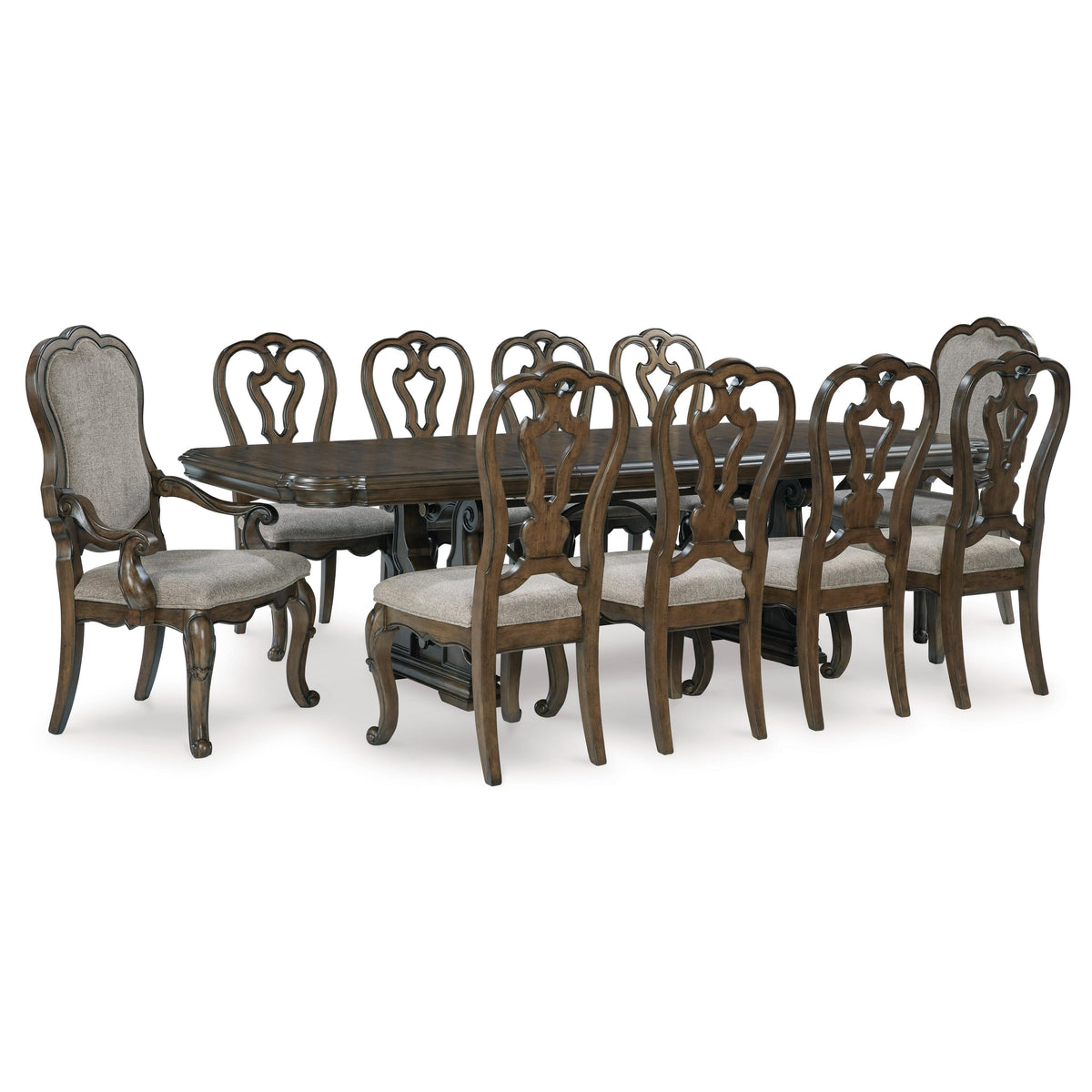  Signature Design by Ashley Maylee D947D14 11 pc Dining Set IMAGE 1