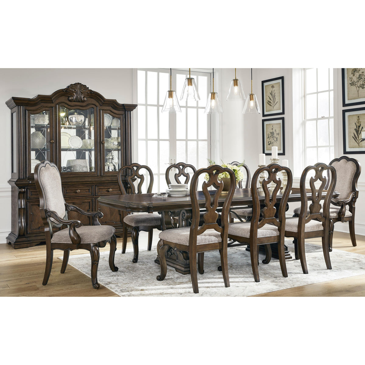  Signature Design by Ashley Maylee D947D3 7 pc Dining Set IMAGE 2