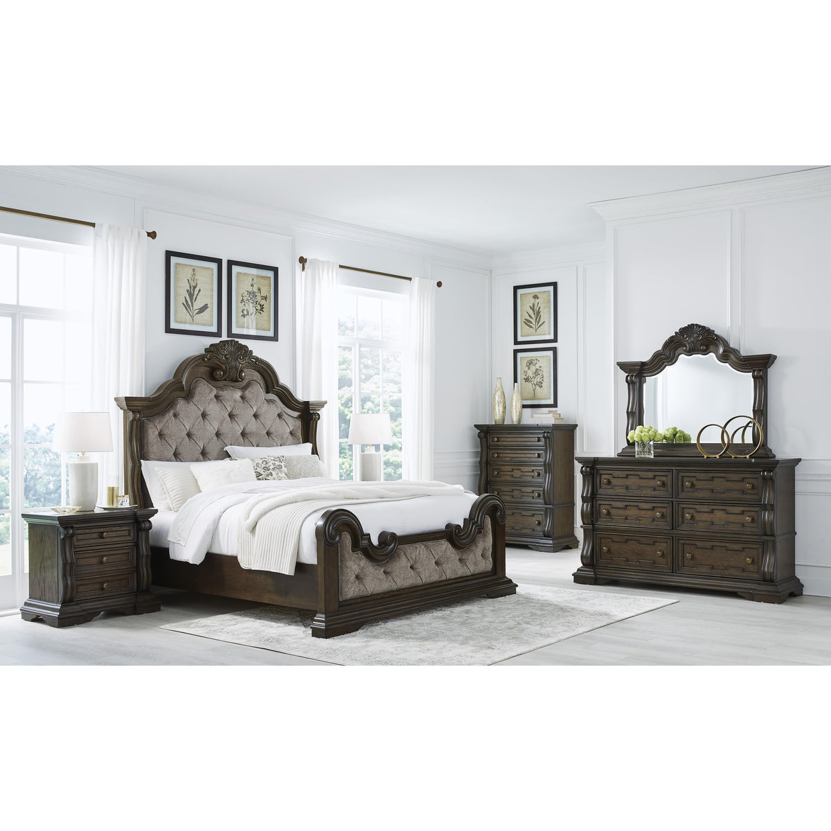  Signature Design by Ashley Maylee B947B12 6 pc Queen Bedroom Set IMAGE 1