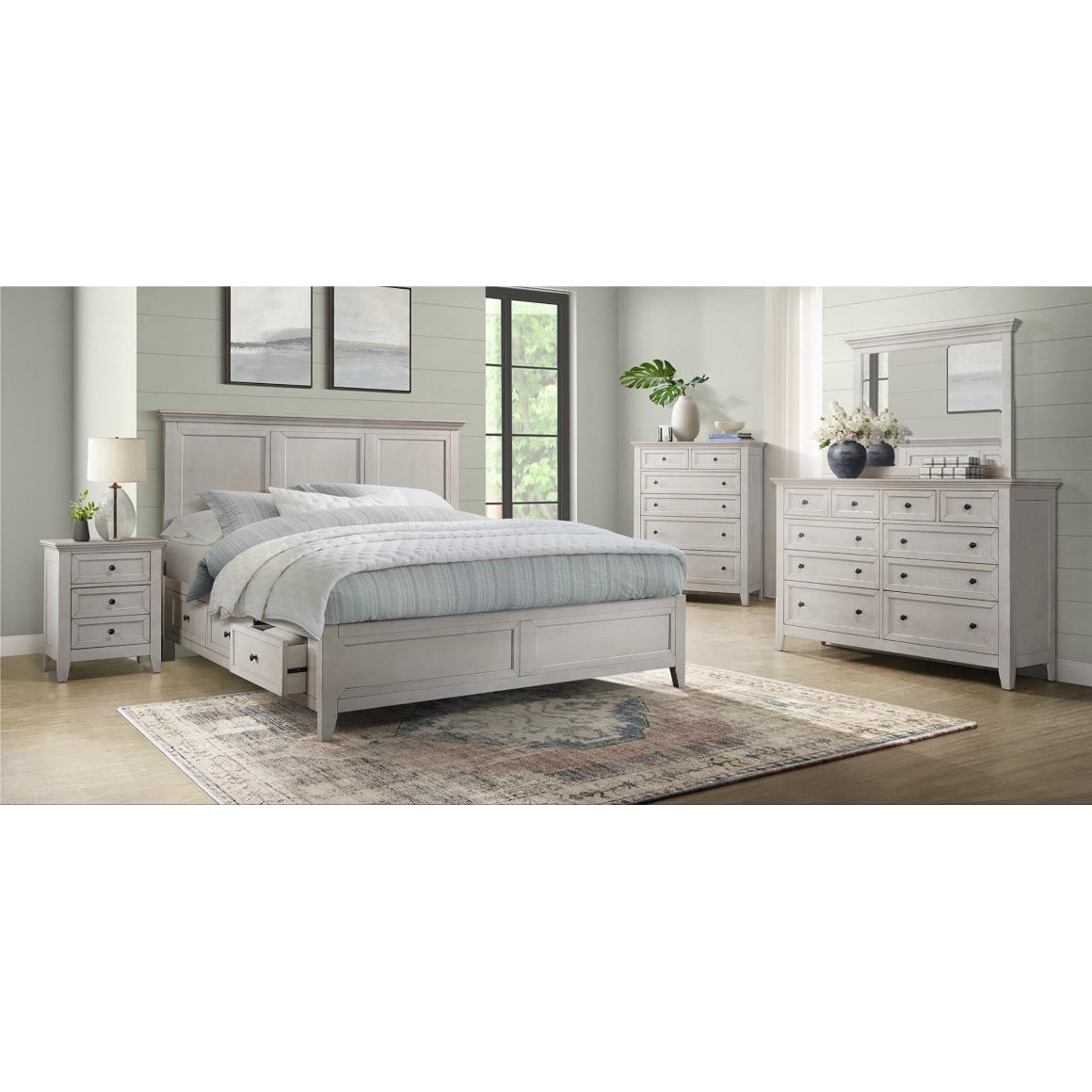  Intercon Furniture San Mateo 8865 6 pc King Panel Bedroom Set IMAGE 1