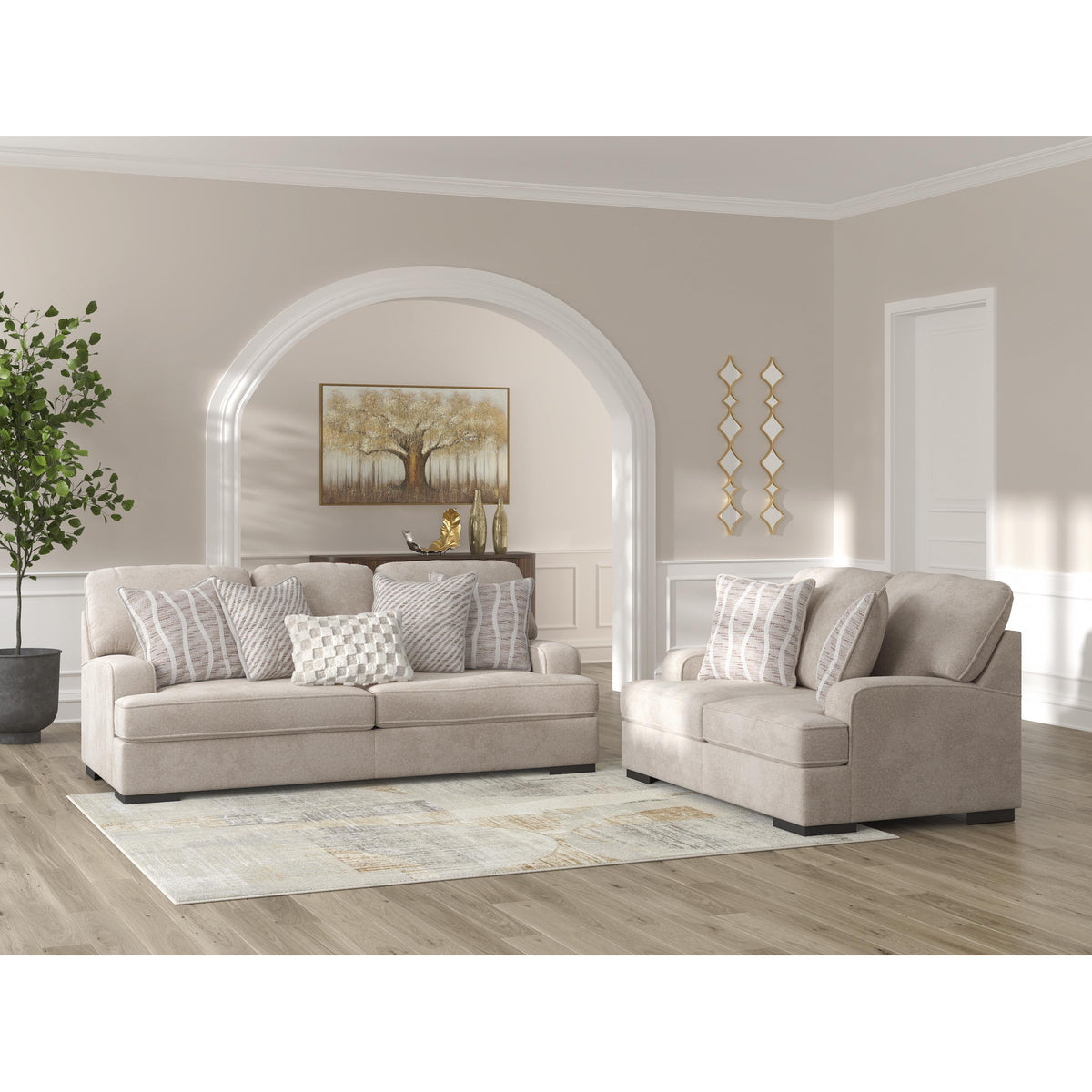  Benchcraft High Profile 59902 2 pc Living Room Set IMAGE 1