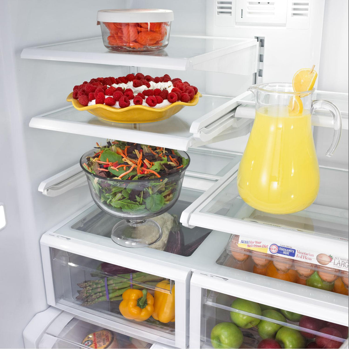  Maytag 36-inch, 25 cu. ft. French 3-Door Refrigerator with Ice and Water MFI2570FEB IMAGE 2