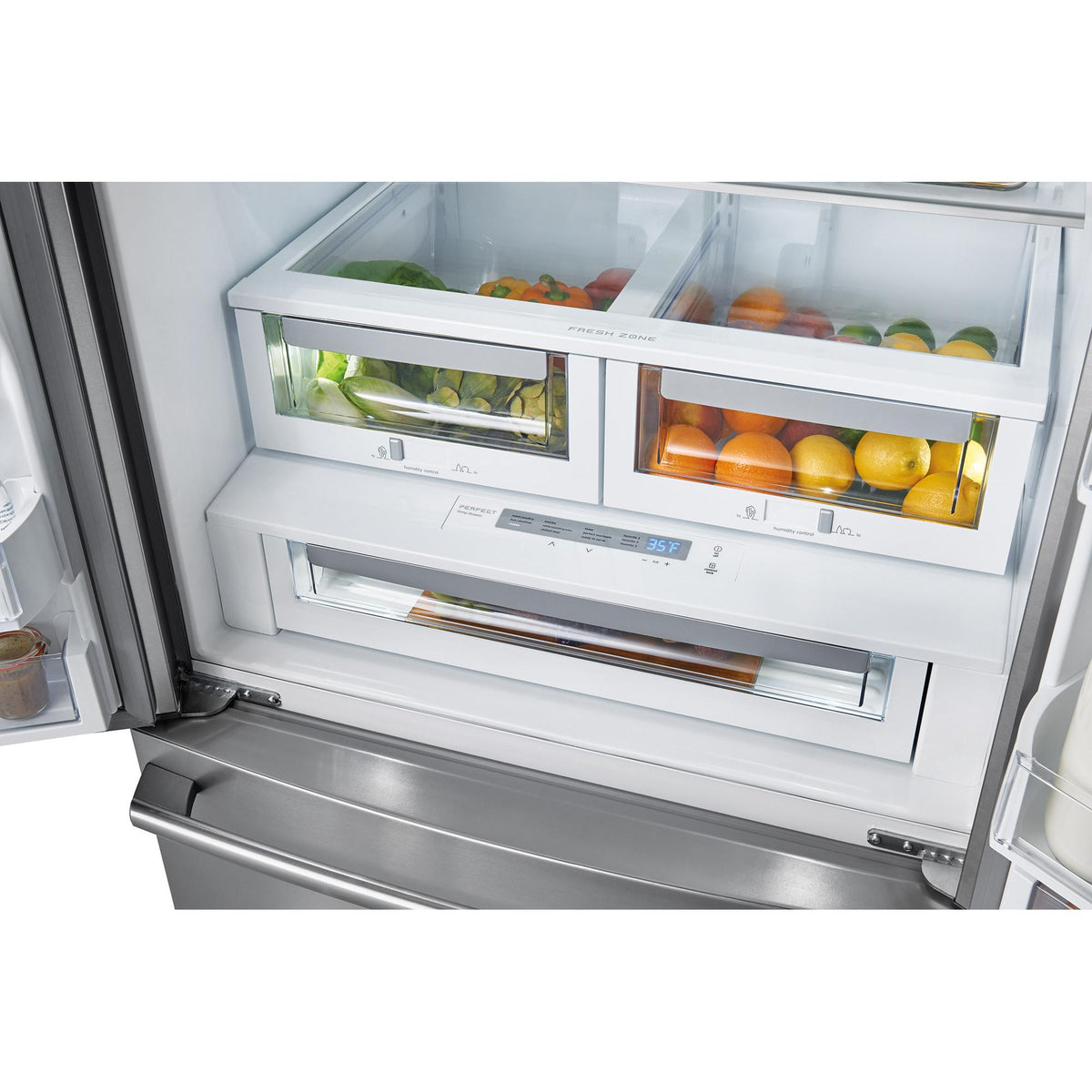  Electrolux 36-inch, 21.5 cu. ft. Counter-Depth French 3-Door Refrigerator with Wave-Touch® Controls EW23BC87SS IMAGE 13