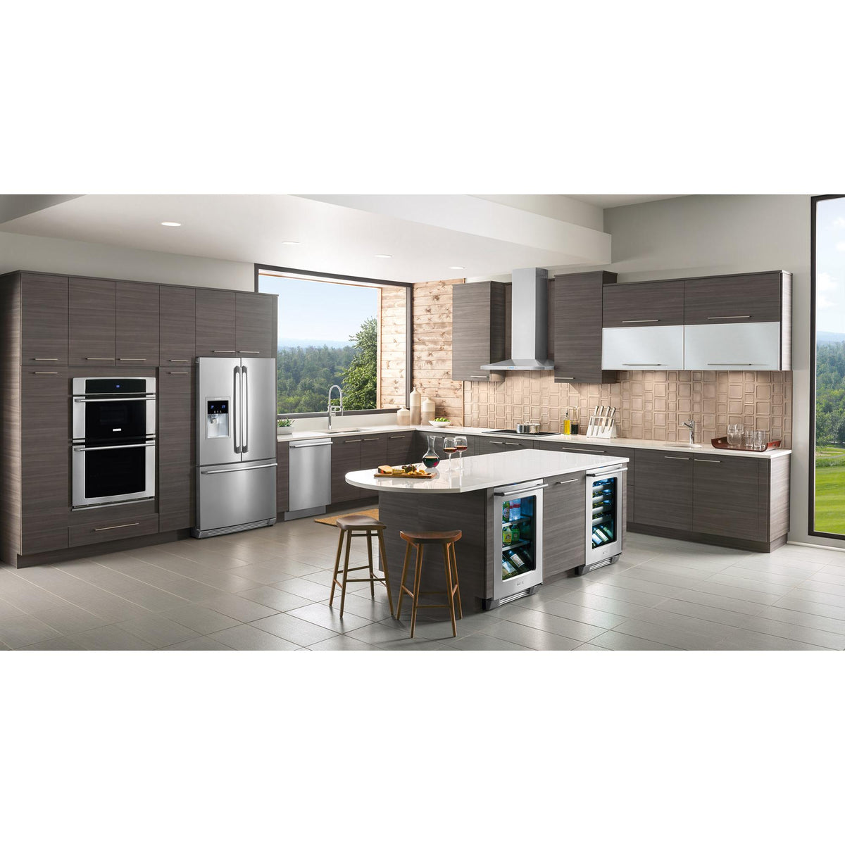  Electrolux 36-inch, 21.5 cu. ft. Counter-Depth French 3-Door Refrigerator with Wave-Touch® Controls EW23BC87SS IMAGE 19