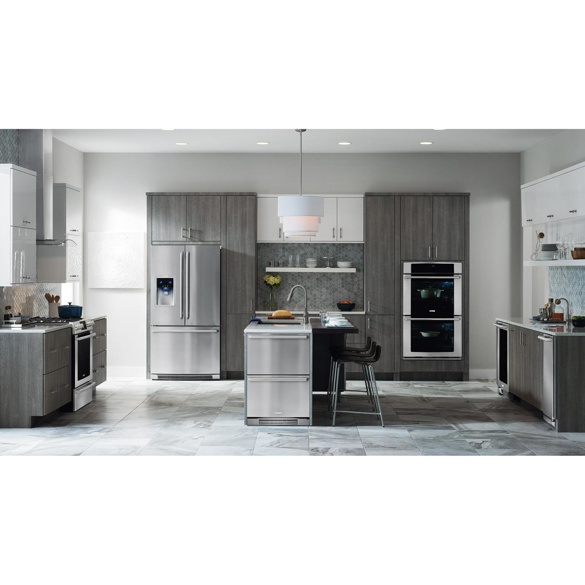  Electrolux 36-inch, 21.5 cu. ft. Counter-Depth French 3-Door Refrigerator with Wave-Touch® Controls EW23BC87SS IMAGE 8