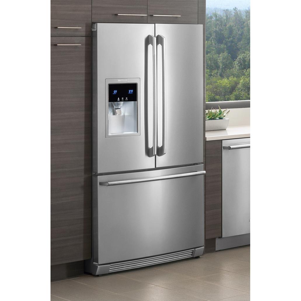 Electrolux 36-inch, 21.5 cu. ft. Counter-Depth French 3-Door Refrigerator with Wave-Touch® Controls EW23BC87SS IMAGE 9