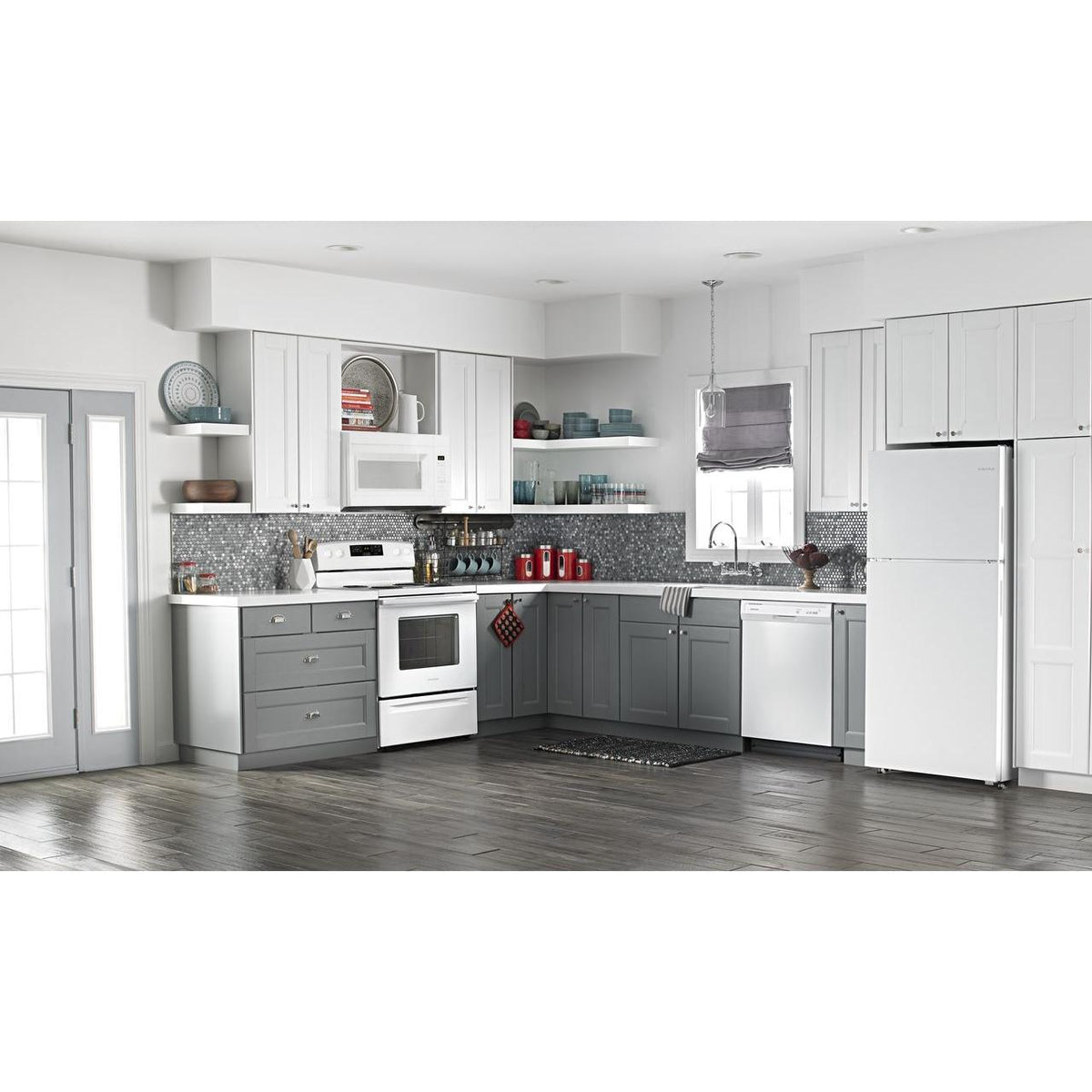  Amana 30-inch, 1.6 cu. ft. Over-the-Range Microwave Oven YAMV2307PFW IMAGE 5