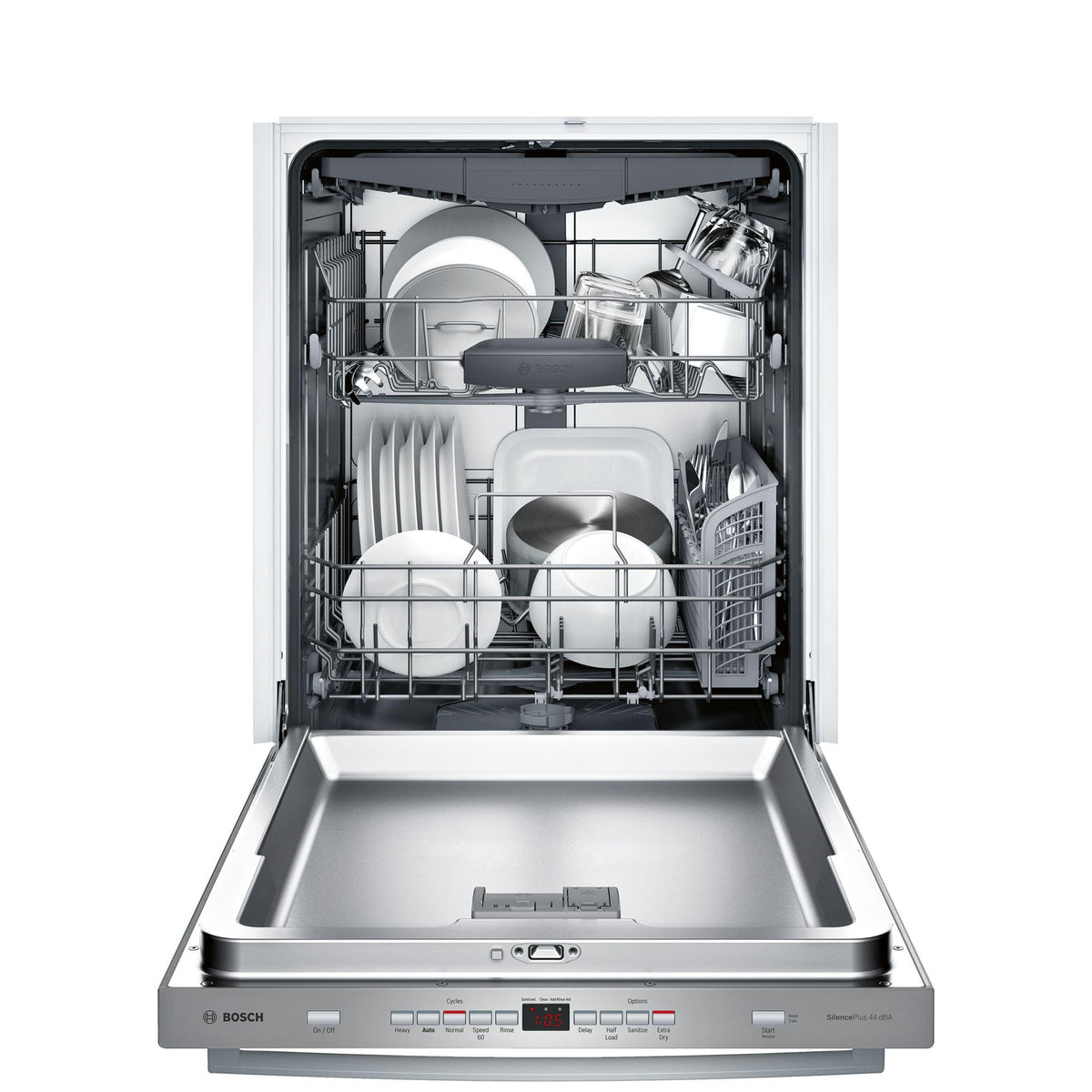  Bosch 24-inch Built-In Dishwasher with RackMatic® System SHXM63W55N IMAGE 2