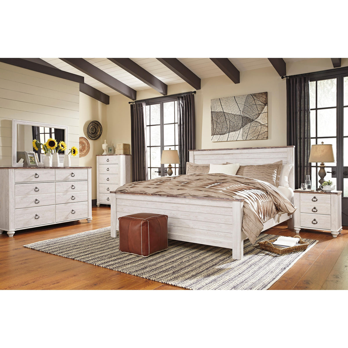  Signature Design by Ashley Willowton California King Panel Bed B267-58/B267-56/B267-94 IMAGE 2