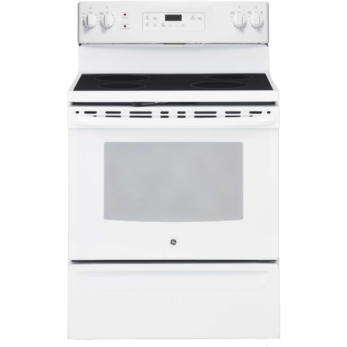  GE 30-inch Freestanding Electric Range with Self-Clean JCB630DKWW IMAGE 1