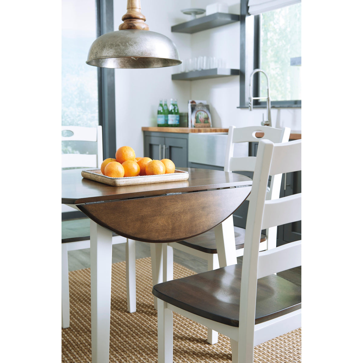  Signature Design by Ashley Round Woodanville Dining Table D335-15 IMAGE 6