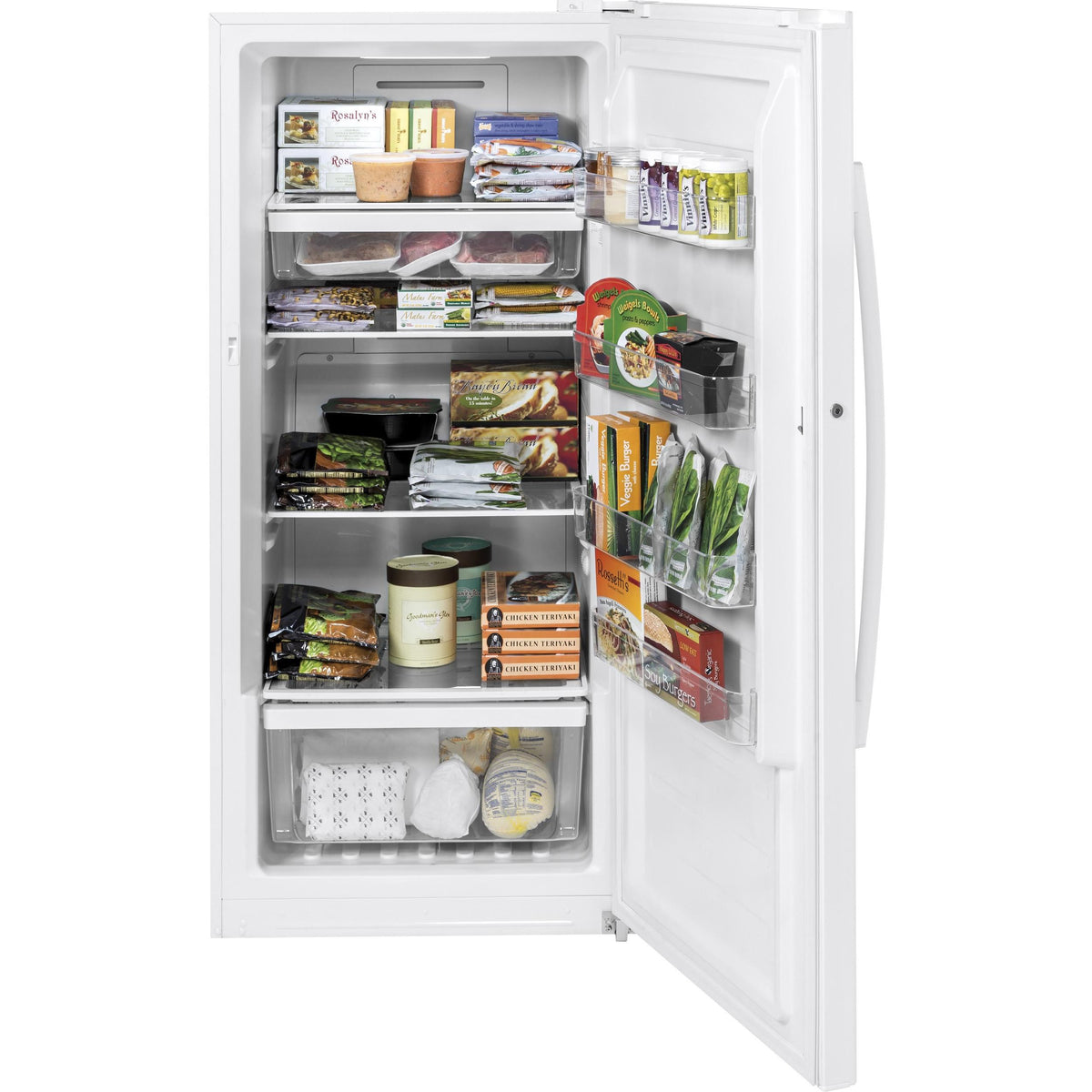  GE 14.1 cu. ft. Upright Freezer with LED Lighting FUF14DLRWW IMAGE 9