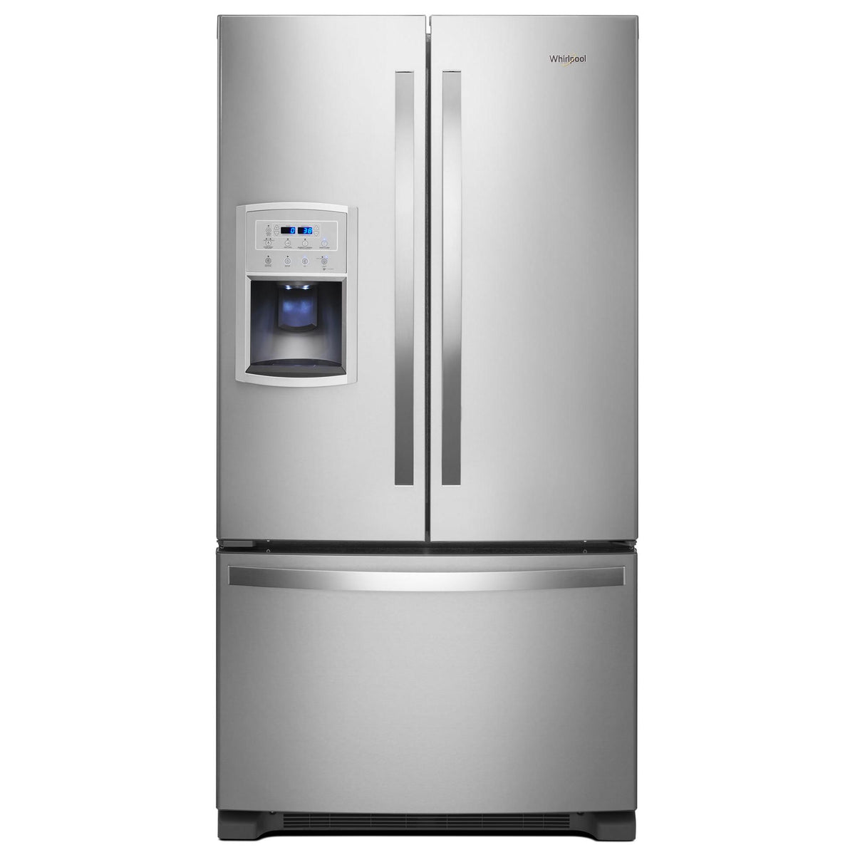  Whirlpool 36-inch, 19.7 cu. ft. Counter-Depth French 3-Door Refrigerator WRF550CDHZ IMAGE 1