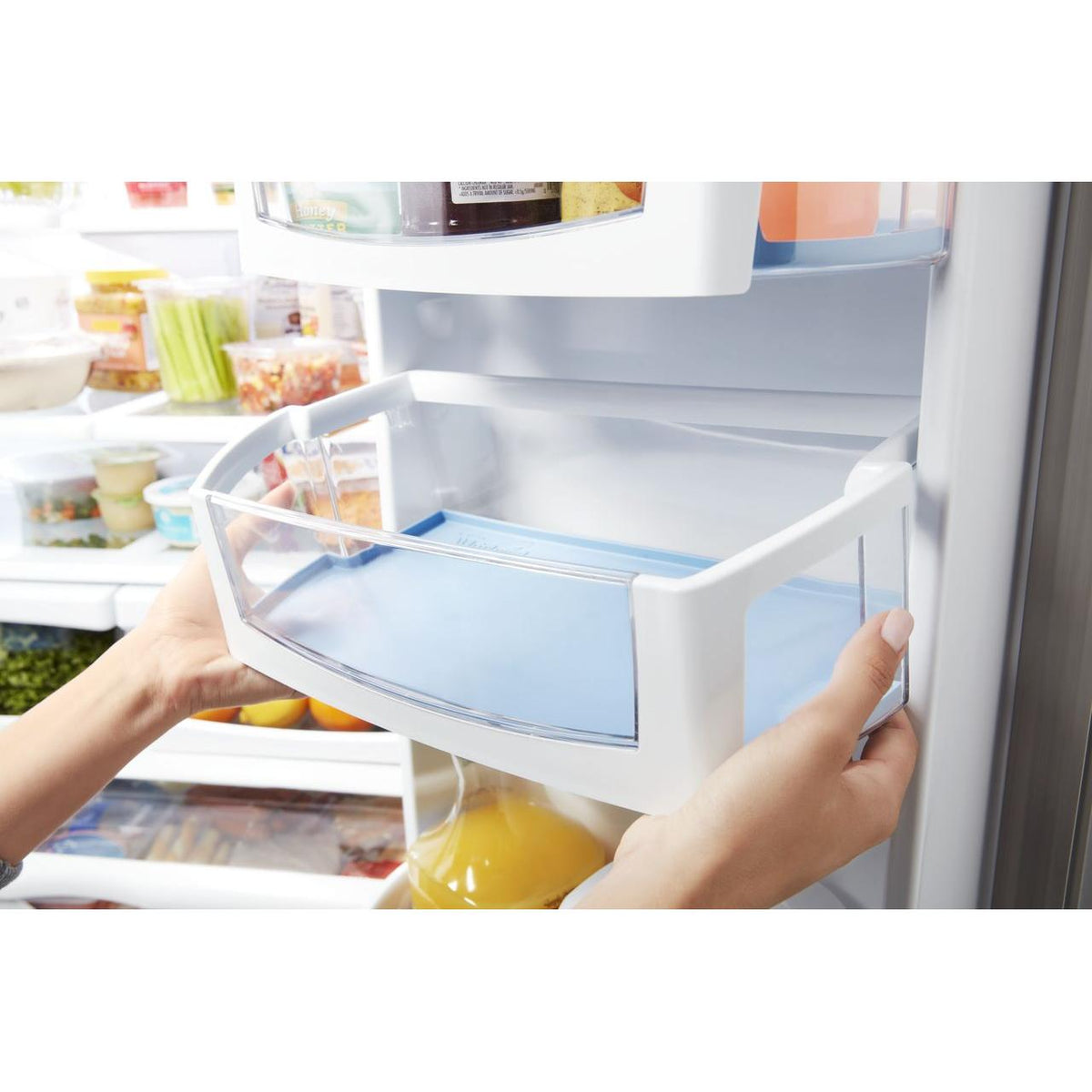  Whirlpool 36-inch, 19.7 cu. ft. Counter-Depth French 3-Door Refrigerator WRF550CDHZ IMAGE 10