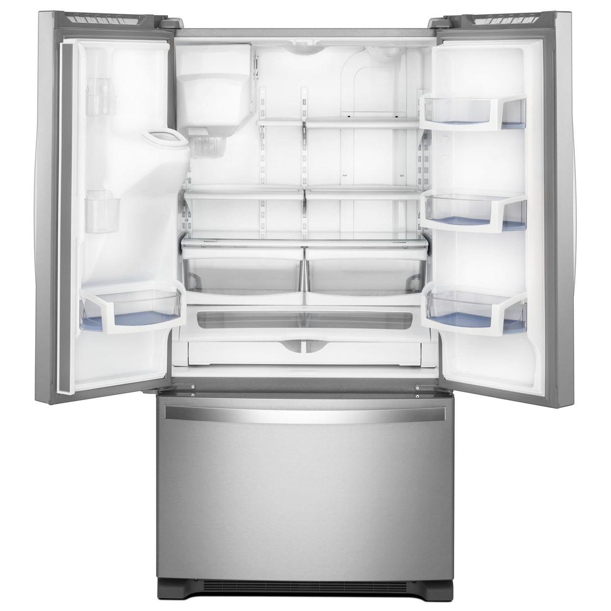  Whirlpool 36-inch, 19.7 cu. ft. Counter-Depth French 3-Door Refrigerator WRF550CDHZ IMAGE 2