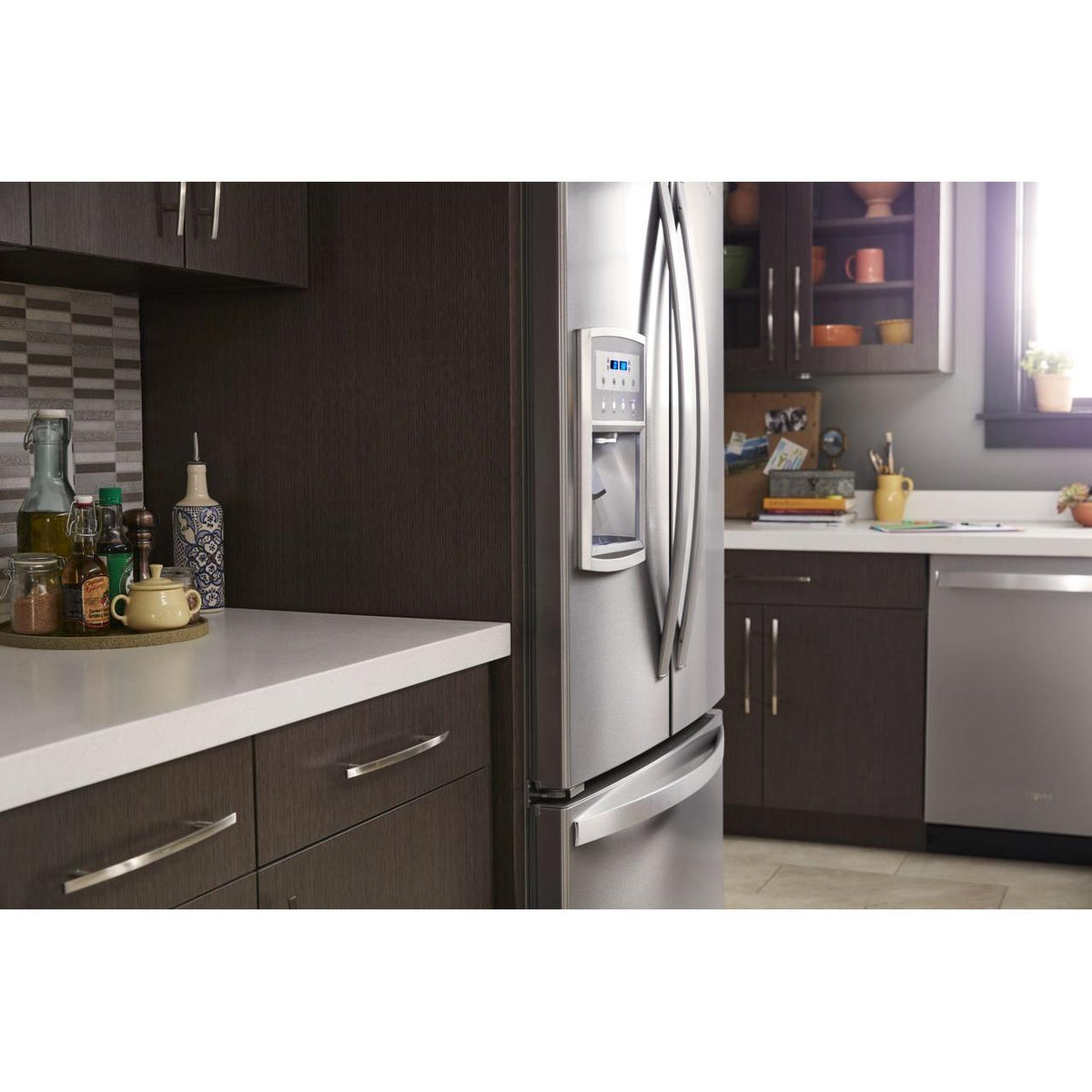  Whirlpool 36-inch, 19.7 cu. ft. Counter-Depth French 3-Door Refrigerator WRF550CDHZ IMAGE 8